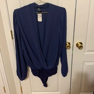 FTF Navy Surplice Body Suit